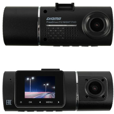 Автомобильный видеорегистратор Digma FreeDrive 212 NIGHT FHD