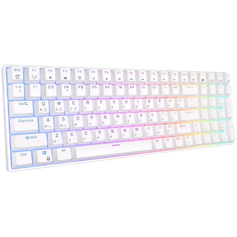 Клавиатура Royal Kludge RK100 White (Red Switch)