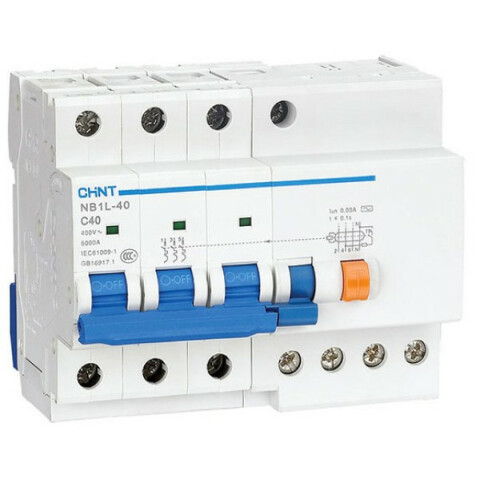 Автоматический выключатель дифференциального тока CHINT 198131