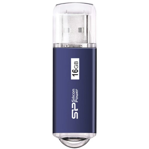 USB Flash накопитель 16Gb Silicon Power Ultima II I-series Blue (SP016GBUF2M01V1B)
