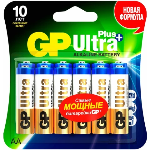 Батарейка GP 15A Ultra Plus Alkaline (AA, 12 шт)