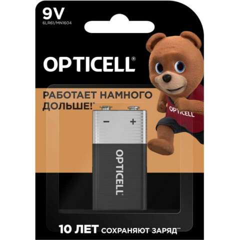 Батарейка Opticell Basic (9V, 1 шт)