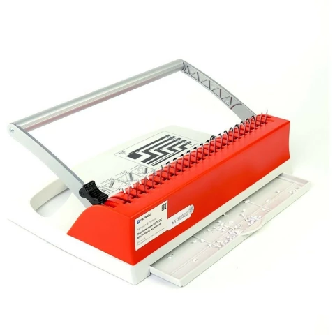 Брошюровщик (переплётчик) Гелеос БП-9+ Белый/Красный