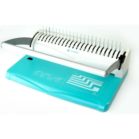 Брошюровщик (переплётчик) Гелеос БП-13+ Бирюзовый/Белый