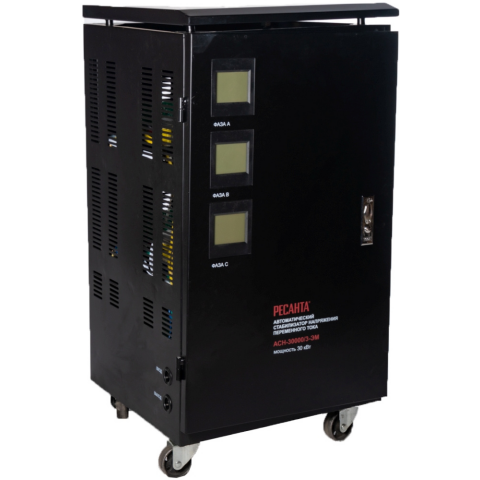 Стабилизатор напряжения Ресанта АСН-30000/3-ЭМ