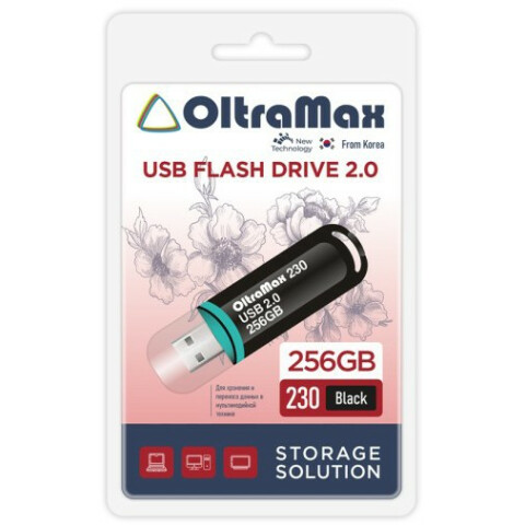 USB Flash накопитель 256Gb OltraMax 230 Black