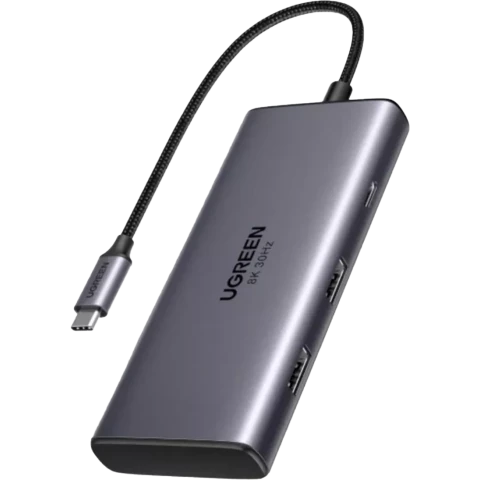 Док-станция UGREEN CM498 Grey (15852)