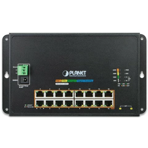 Коммутатор (свитч) PLANET WGS-4215-16P2S