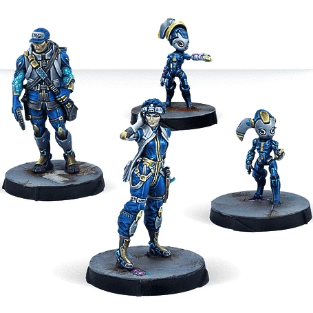 Миниатюра Corvus Belli Infinity Code One: O-12 Support Pack,Specialized Support Unit Lambda