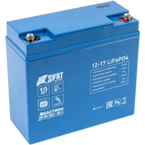 Аккумуляторная батарея Бастион SKAT I-BATTERY 12-17 LiFePO4