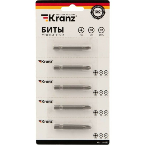 Набор бит KRANZ KR-12-6222