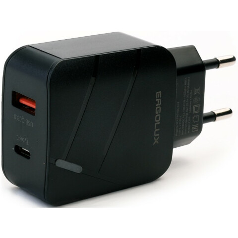 Сетевое зарядное устройство Ergolux ELX-РA01QC-C02