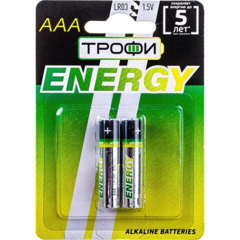 Батарейка Трофи Eco (AAA, 2 шт)