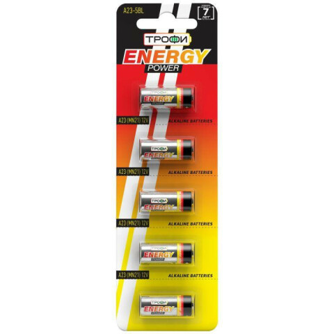 Батарейка Трофи (A23, 5 шт)