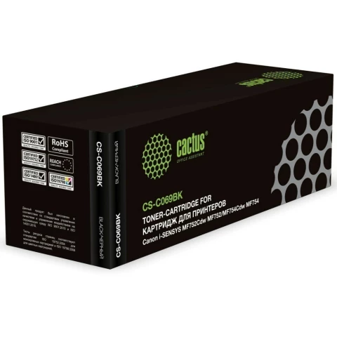 Картридж Cactus CS-C069BK Black