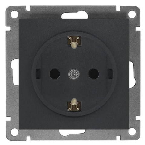Электрическая розетка UNIVersal A0028-Gr