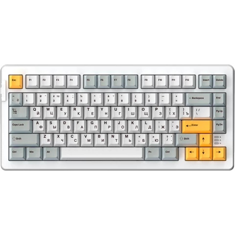 Клавиатура Dareu A81 White/Yellow
