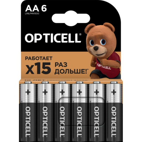Батарейка Opticell Basic (AA, 6 шт)