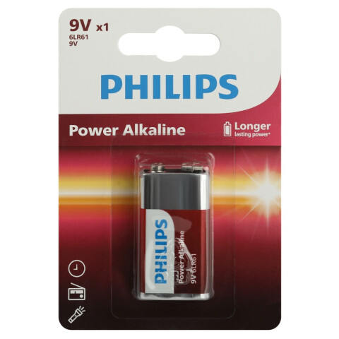 Батарейка Philips (9V, 1 шт)