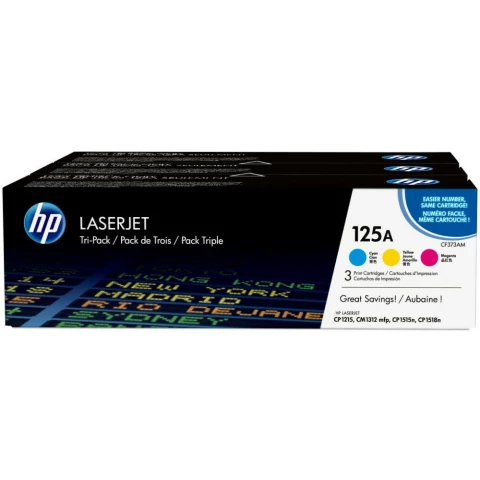 Картридж HP CF373AM (№125A) Cyan/Magenta/Yellow