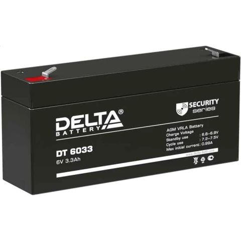 Аккумуляторная батарея Delta DT 6033 (125)