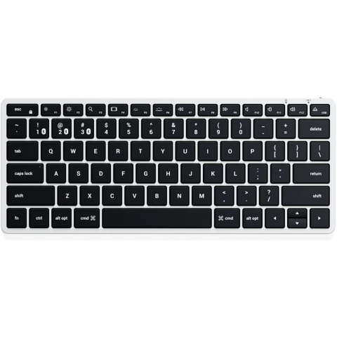 Клавиатура Satechi Slim X1 Bluetooth Backlit Keyboard Silver (ST-BTSX1S-RU)