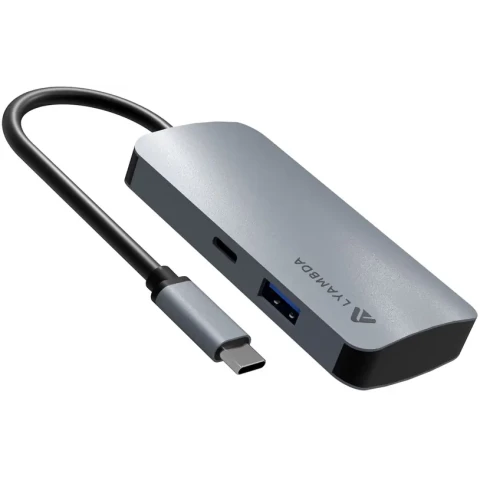 USB-концентратор Lyambda LC118 Grey