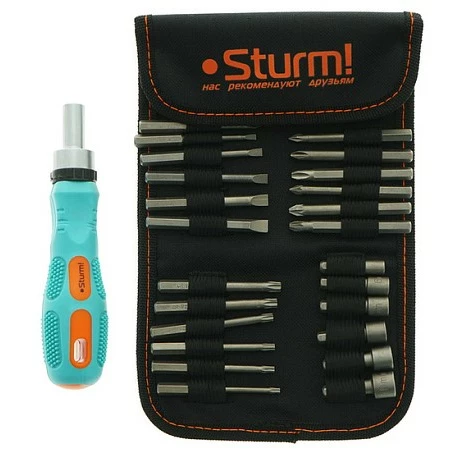 Отвёртка с битами Sturm! 1040-08-SS2
