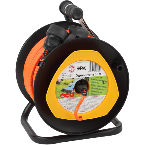 Силовой удлинитель ЭРА RPx-1-2x1.5-50m