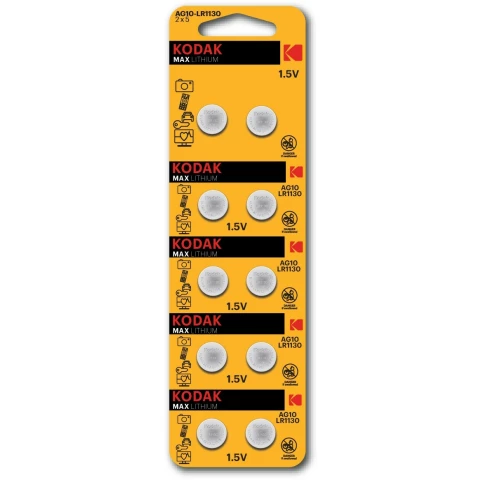 Батарейка Kodak (LR54, 10 шт)