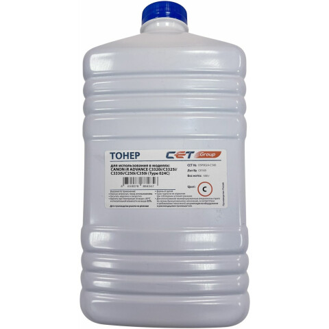 Тонер CET OSP0024-C500 Cyan
