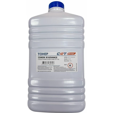 Тонер CET CET111015K-500 Black