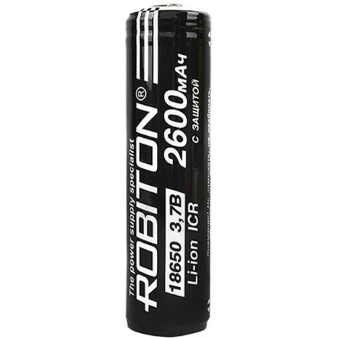 Аккумулятор Robiton (18650, 2600 mAh, 1 шт) (EN48853)