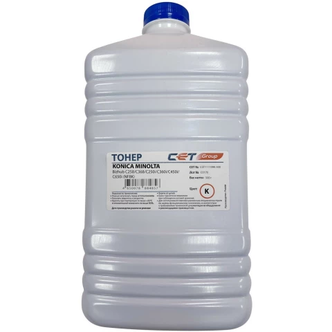 Тонер CET CET111109K-500 Black