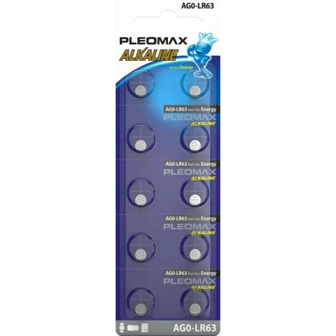 Батарейка Pleomax (LR63, 10 шт)