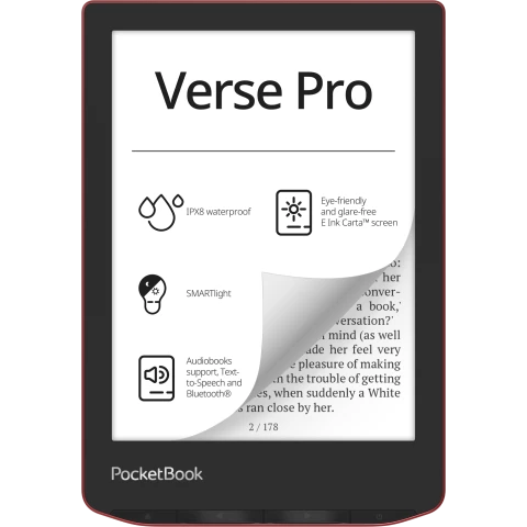 Электронная книга PocketBook 634 Verse Pro Passion Red