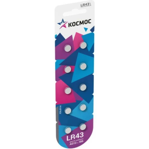 Батарейка КОСМОС (LR43, 10 шт.)