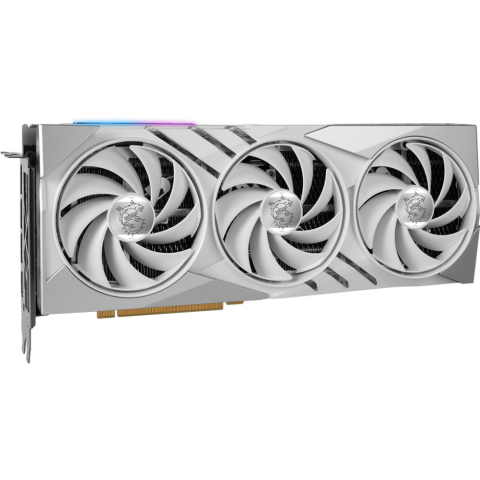 Видеокарта NVIDIA GeForce RTX 4060 Ti MSI 8Gb (RTX 4060 Ti GAMING SLIM WHITE 8G)