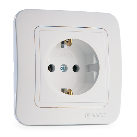 Электрическая розетка Makel Lilium 70028