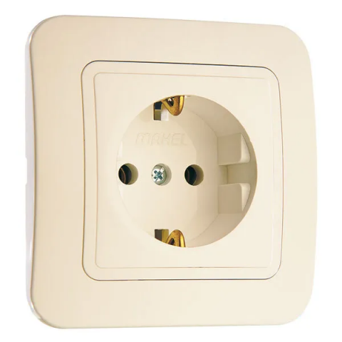 Электрическая розетка Makel Lilium 70228