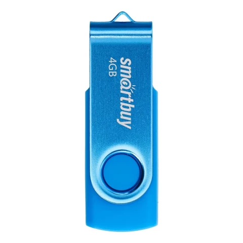 USB Flash накопитель 4Gb SmartBuy Twist Blue (SB004GB2TWB)