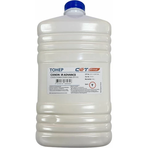 Тонер CET CET111018Y-500 Yelllow