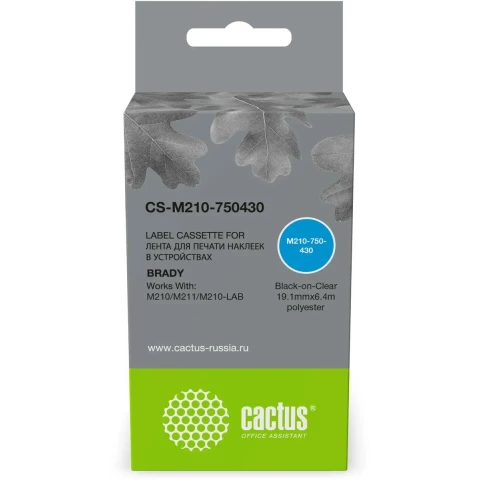 Ленточный картридж Cactus CS-M210-750430