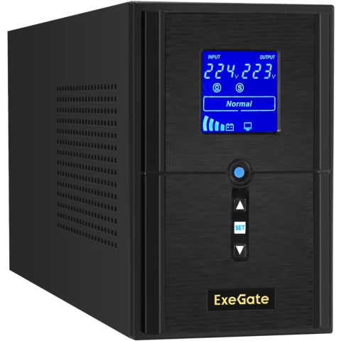 ИБП ExeGate SineTower SZ-1500.LCD.AVR.2SH.1C13.USB