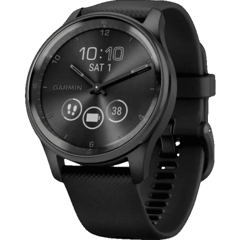 Умные часы Garmin Vivomove Trend Black Case and Silicone Band