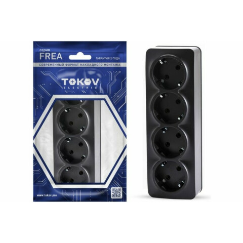 Электрическая розетка TOKOV ELECTRIC TKE-FR-R4Z-C14