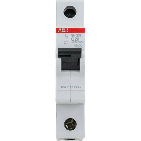 Автоматический выключатель ABB SH201 C 20