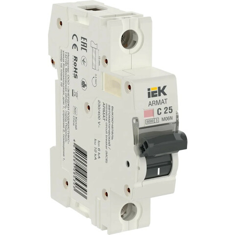 Автоматический выключатель IEK AR-M06N-1-C025