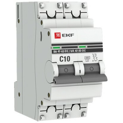 Автоматический выключатель EKF mcb4763-DC-2-10C-pro