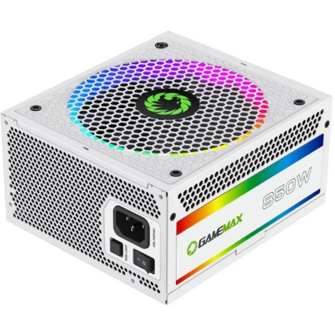 Блок питания 850W GameMax RGB-850 PRO White